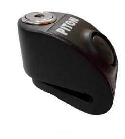 CANDADO TRABA DISCO C/ALARMA (NEGRO)6MM.Z6...PITON