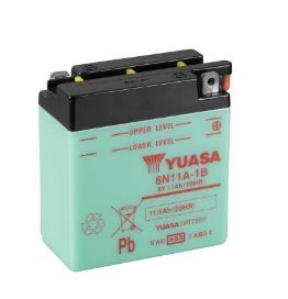 BATERIA YUASA 6N11A-1B S/AC (12/ 6/13).........