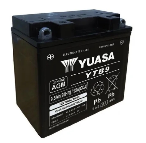 BATERIA YUASA AGM YTB9 =12N94B1 (13/ 8/13)10.IN