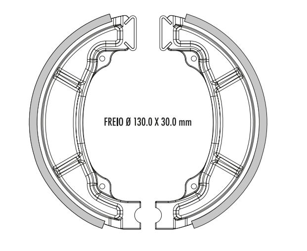ZAP.FRENO(JGO)HONDA 250 TORN/TWIST.LH/811-FRASLE