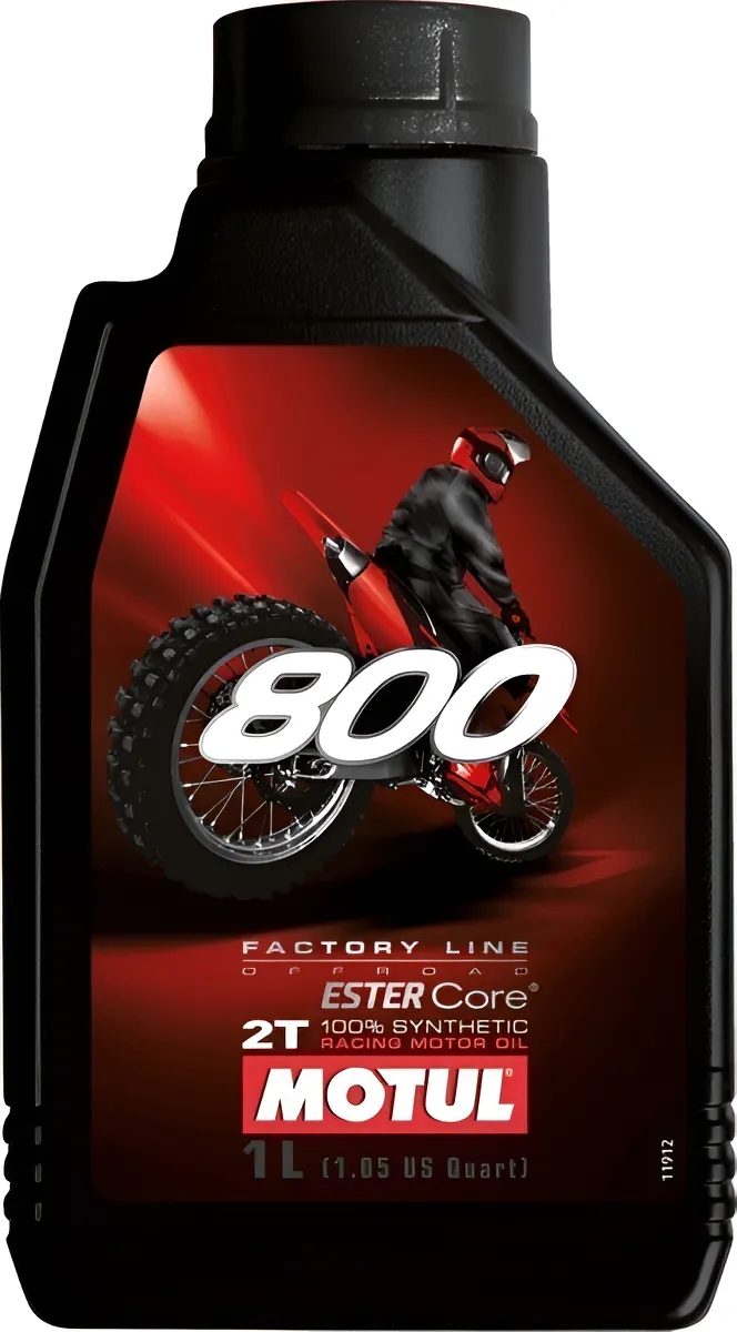 ACEITE MOTUL (2T) 800 100% SINTETICO FL OFFROAD 1L