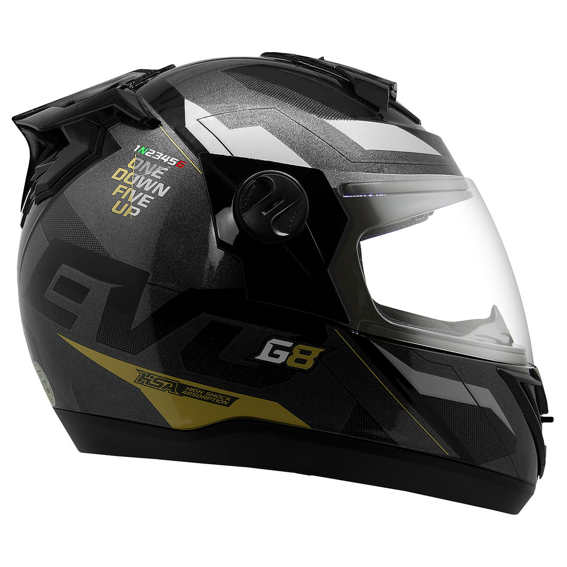 CASCO INTEGRAL G8 EVO M NEGR/BRILLANTE 718BLK.TORK