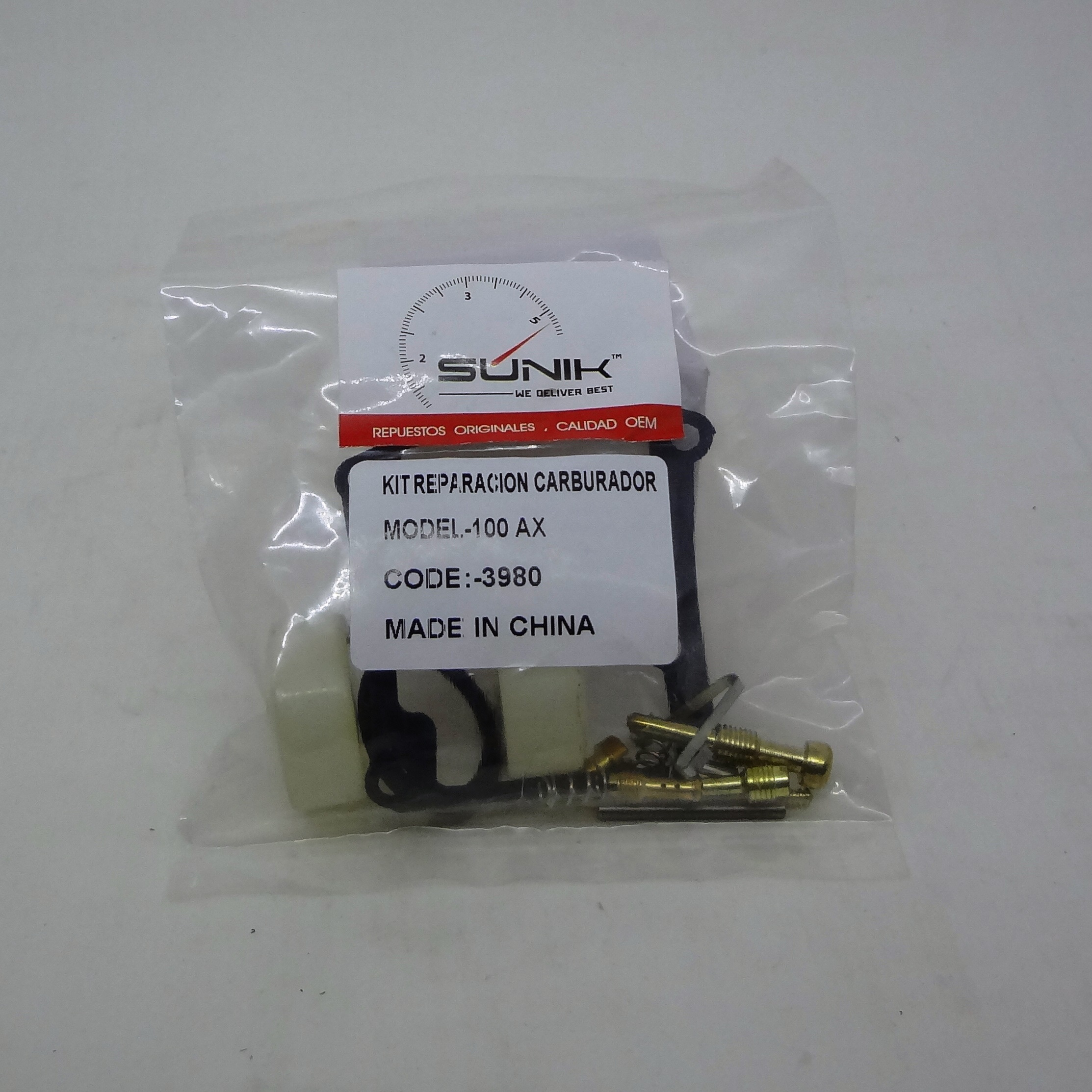 KIT REP.CARBURADOR SUZUKI 100 AX.............SUNIK