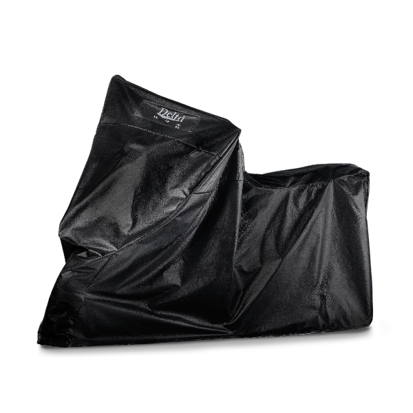 FUNDA CUBRE MOTO DELTA NEGRA- GRANDE (G = L)-BR