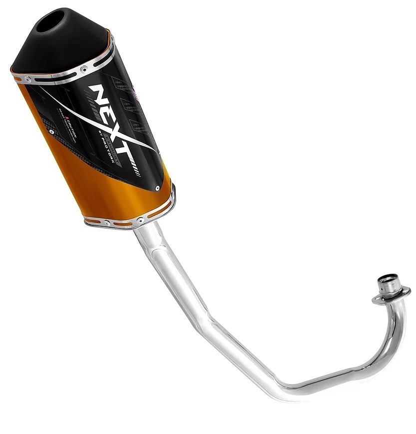 SIL.TURBO NEXT HONDA 250 TORNADO .....DORADO..TORK
